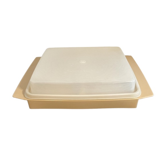 Kitchen Vintage Tupperware 2 Compartment Serving Tray Poshmark